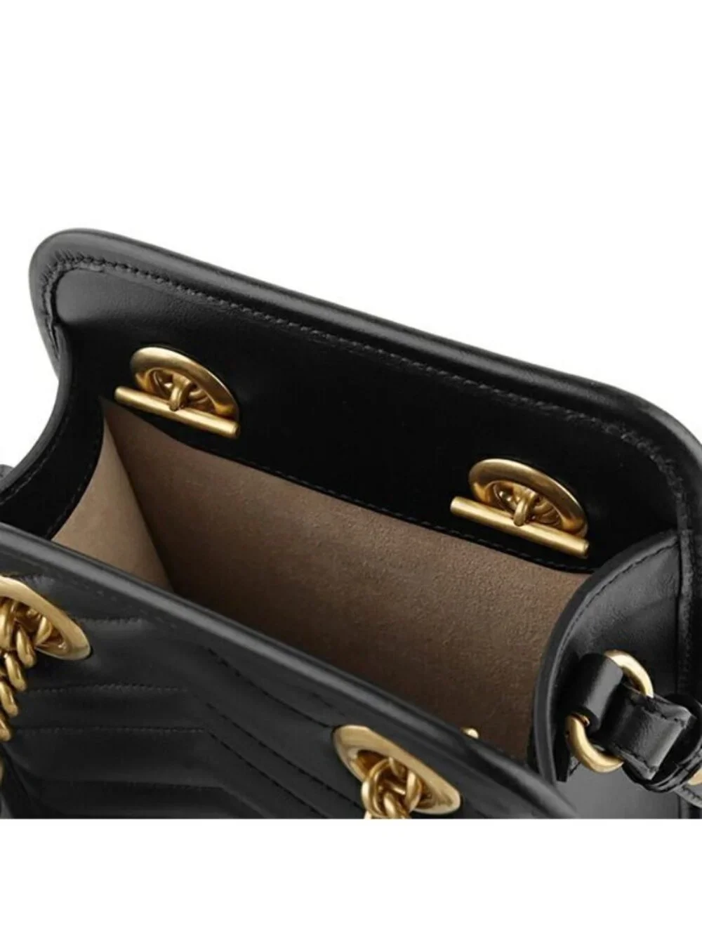 Gucci Shoulder Bag GG Marmont Black - Picture 7 of 9
